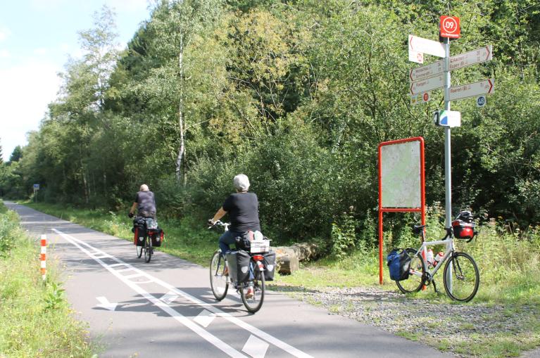 Tijdens de Vijflandenreis van Fietsrelax volgt u onder meer de Vennbahn fietsroute