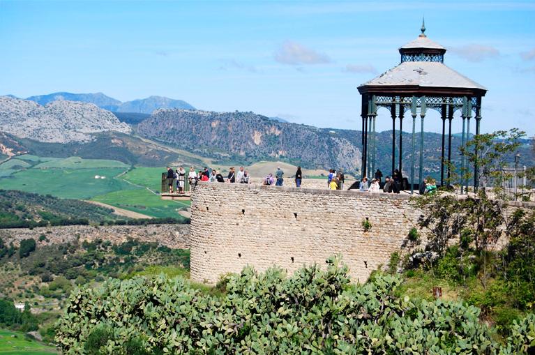 Prachtig uitzichtpunt tijdens uw fietsvakantie in Andalusië, Spanje