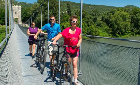 Via Rhôna fietsen in Frankrijk - fietsvakantie van Lyon naar Orange