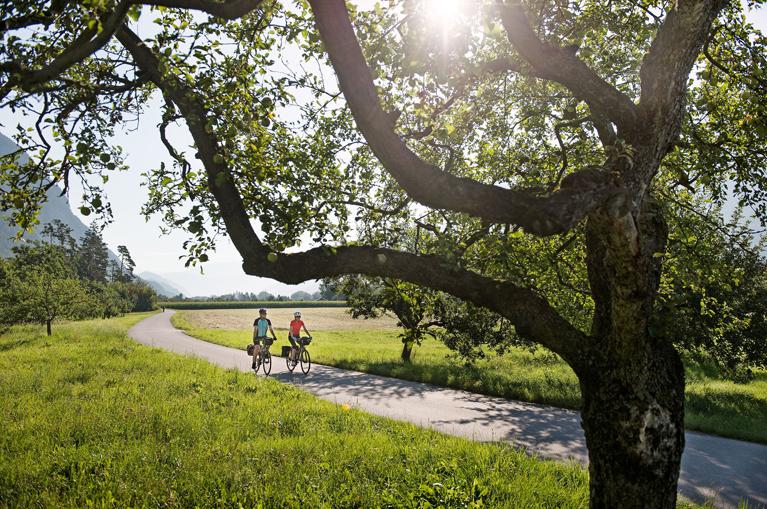 Fietsen langs de Inn ©Tirol Werbung