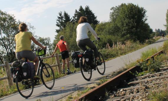 Fietsen langs de Vennbahn