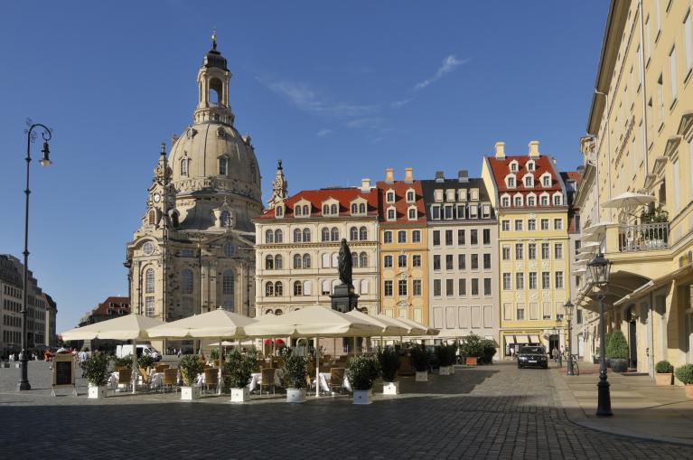 De prachtige stad Dresden verkennen per fiets