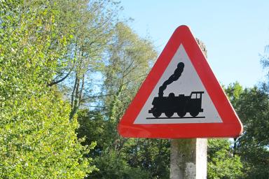Bord stoomtrein